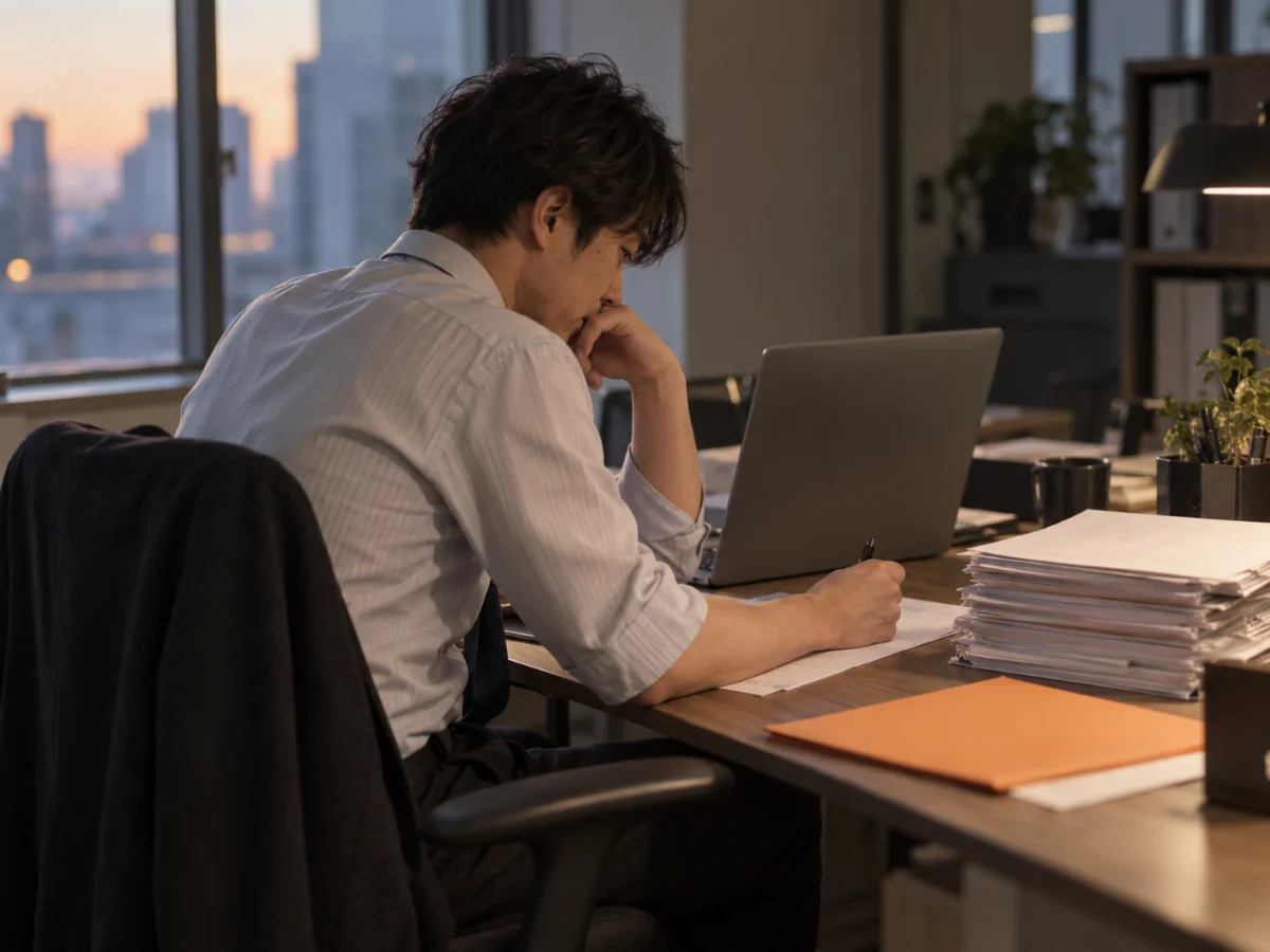 イメージ：求人企業探しに追われる営業担当
