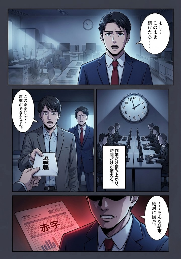 マンガ 3ページ