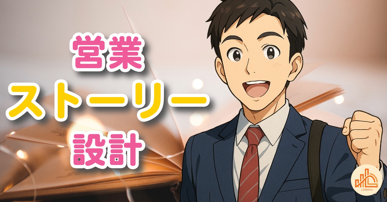 提案の通りやすさはここで決まる｜営業ストーリー設計の基本 byリストル