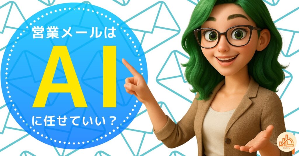 営業メールはAIに任せていい?効率化と人らしさのバランス byリストル