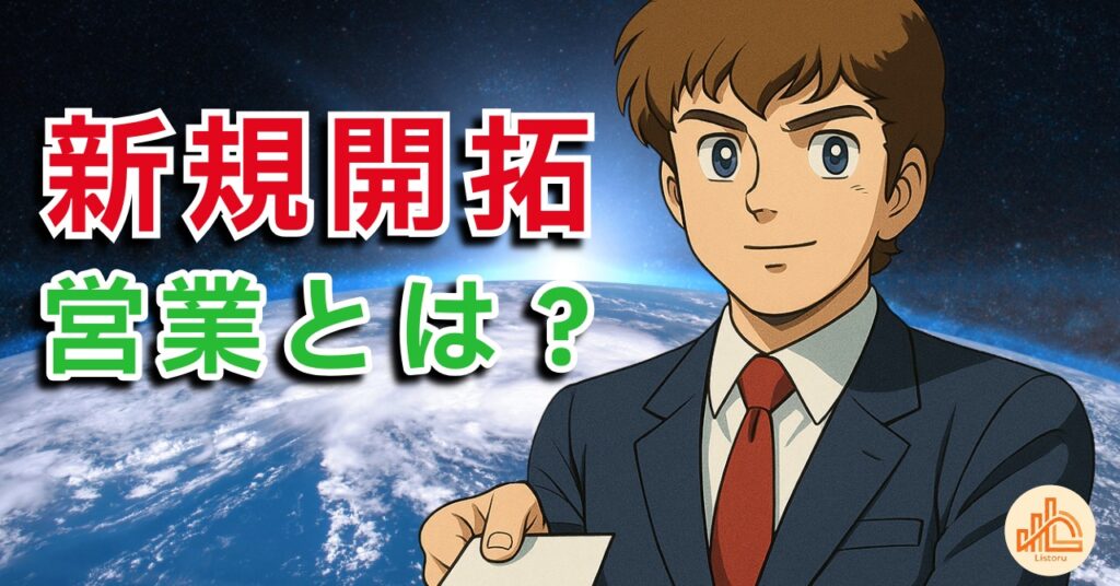 新規開拓営業とは？何から始めればいいのかをゼロから解説 byリストル