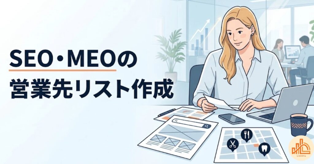 SEO・MEO会社の営業先リストの作り方｜業種と地域で提案先を探す方法
