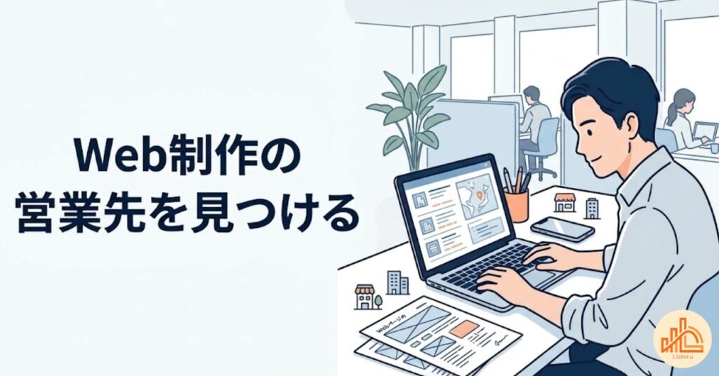 Web制作会社の営業先の探し方｜新規開拓を効率化する5つの切り口
