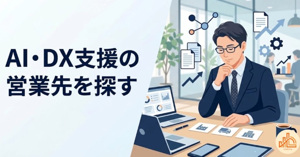 AI・DX支援会社の営業先を探す5つの方法｜新規開拓を効率化する手順