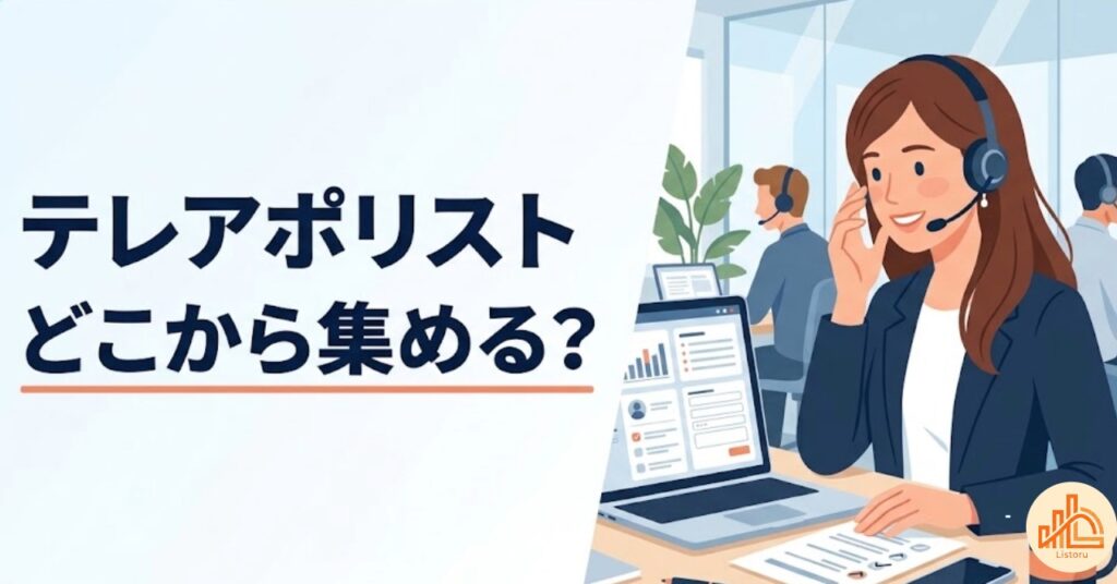 テレアポリストはどこから入手する？代行会社が使い分けたい7つの方法