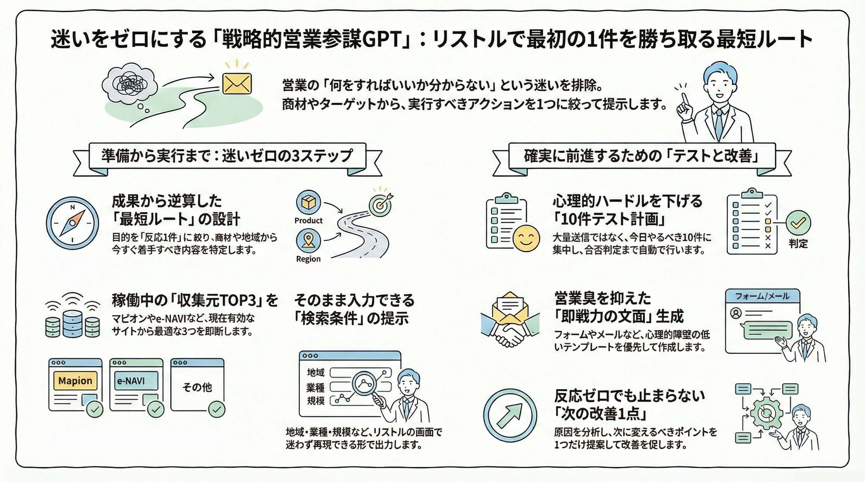 リストル専属・戦略的営業参
